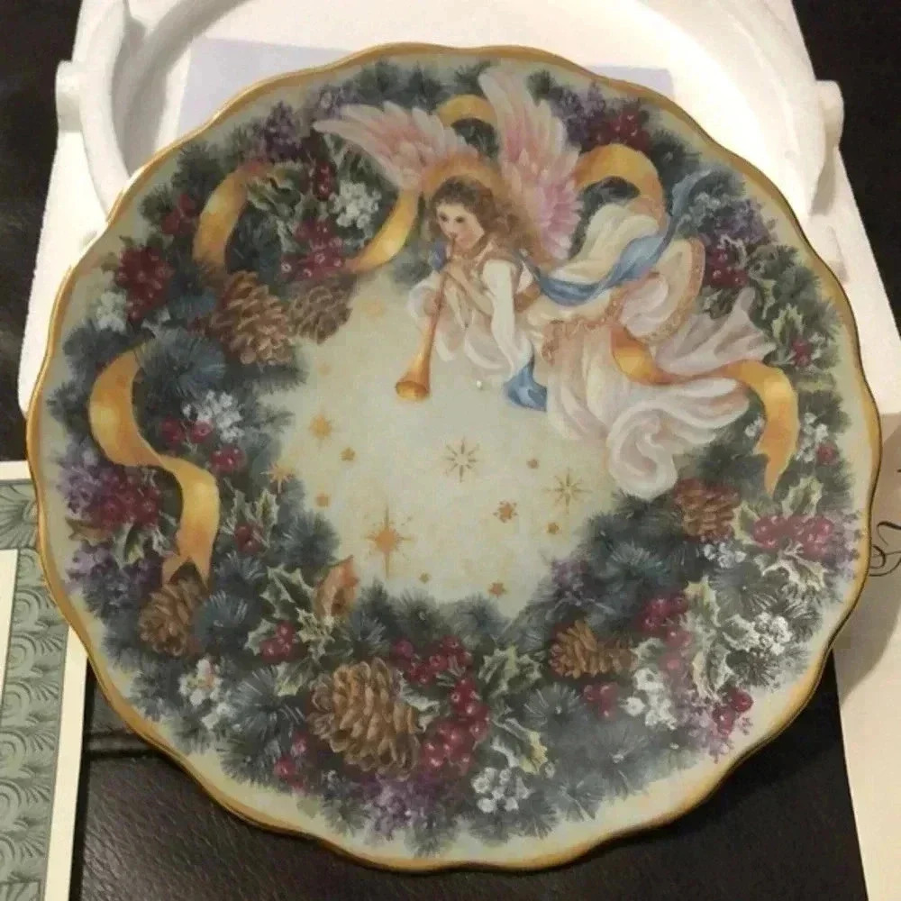 Rejoice holiday angels collectors‎ plate